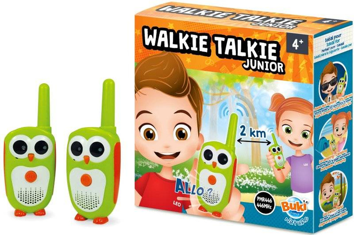 Nauka i zabawa dla dzieci Walkie-Talkie Junior zasięg 2 km TW03 Buki