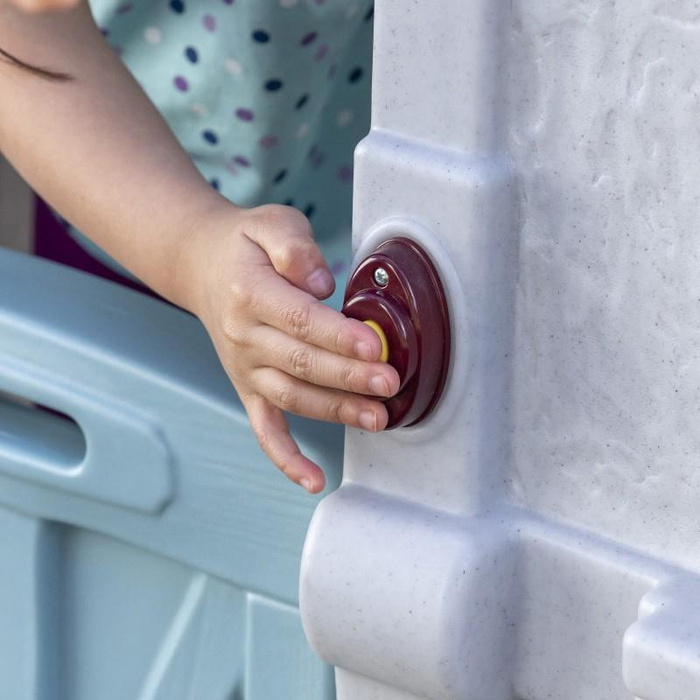 Domek Zamek 2w1 STEP2 4133KR Plac zabaw ze zjeżdżalnią dla dzieci do kreatywnej zabawy