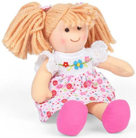 Szmaciana laleczka dla dzieci Gosia 25 cm Bigjigs BJD068