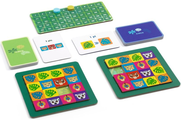 Gra edukacyjna Jungle Taquin Djeco DJ00800