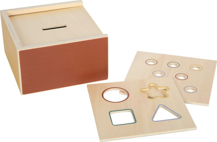 Sorter kształtów i kolorów Montessori Small Foot 12743 Drewniane zabawki dla dzieci