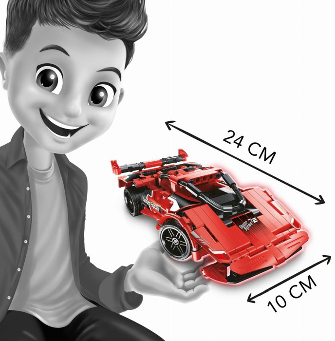 Samochód sportowy zdalnie sterowany 2w1 Buki 8025