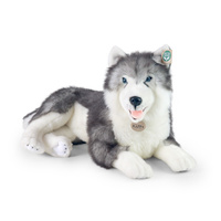 Pluszowy Husky 60 cm Rappa 241138 ekologiczna Maskotka przyjazna środowisku