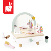 Mała toaletka drewniana z akcesoriami Jednorożec Janod J06463