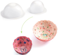 Zrób to sam papierowe miseczki Różowe Djeco DJ07982