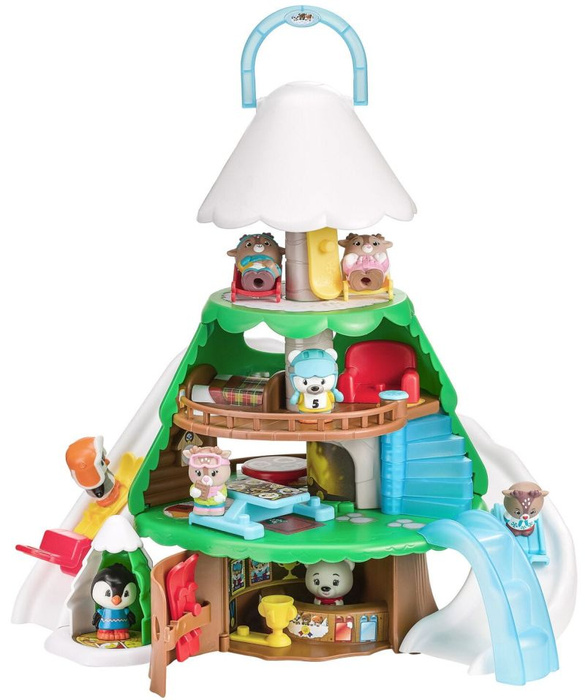 Domek alpejski zimowe drzewo Klorofil 700214 świąteczny klimat