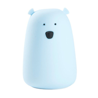 Lampka nocna silikonowa niebieska Miś Duży Rabbit & Friends 520066B Lampki nocne dla dzieci