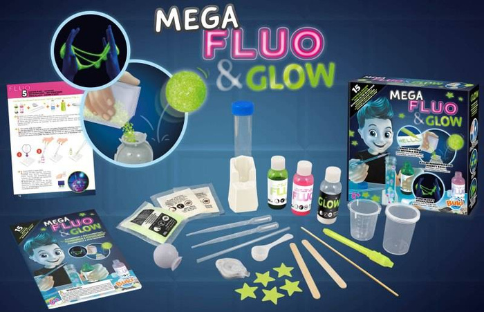 Eksperymenty dla dzieci Zestaw MEGA FLUO&GLOW 2162 Buki