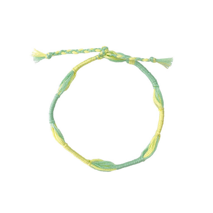 Zestaw kreatywny do tworzenia biżuterii Tęczowe bransoletki 30 szt. J09134 Janod