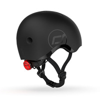 Scoot and Ride Zestaw Kask i Ochraniacze Black S-M dla dzieci 3+ do bezpiecznej jazdy