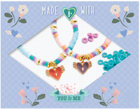 Zestaw do tworzenia bransoletek przyjaźni Serca Djeco DJ00015 – zabawy kreatywne DIY