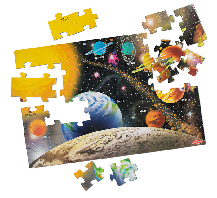 Puzzle podłogowe XL Układ Słoneczny 48 el. Melissa and Doug 10413