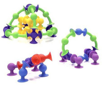 Zestaw Startowy Klocki Squigz Przyssawki FA088-1 Fat Brain Toys, klocki dla dzieci