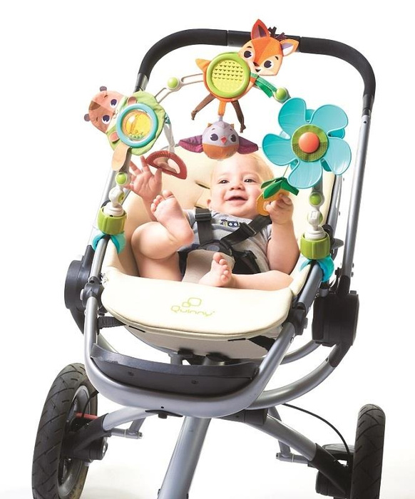 Łuk muzyczny z grzechotkami TL1404306830 Leśna Kraina uniwersalna Zabawka dla niemowląt do wózka, fotelika i leżaczka
