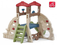 Skałka Wspinaczka ze zjeżdżalnią i lornetką Step2 84100 Małpi Gaj do kreatywnej zabawy dla dzieci 