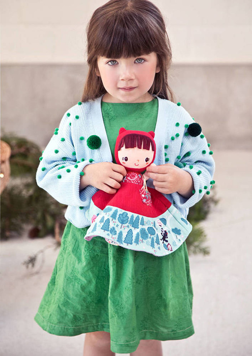 Pacynka na rękę 3w1 Czerwony Kapturek babcia lub wilk 83411 Lilliputiens