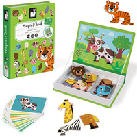 Puzzle magnetyczne dla dzieci zwierzaki J02723-Janod, układanka magnetyczna