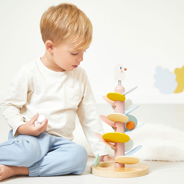 Drewniany kulodrom Ptaszek Sweet Cocoon Janod J04040