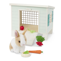 Chatka z króliczkiem i akcesoriami Bunny Hutch Playset Our Generation BD35413Z