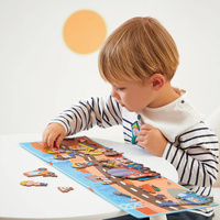 Magnetyczna rozkładana układanka Na placu budowy Magneti'stories J05454 Janod