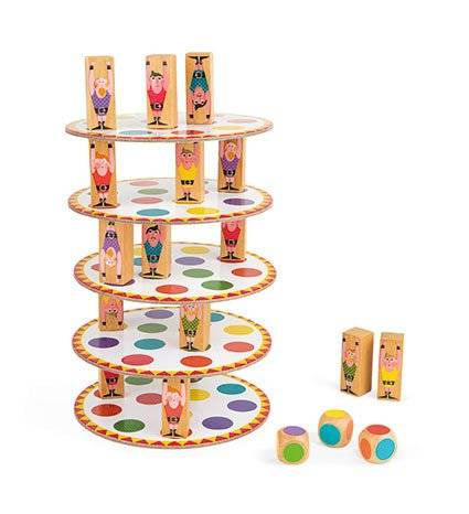 Gra zręcznościowa siłacze J02757-Janod, gra dla dzieci