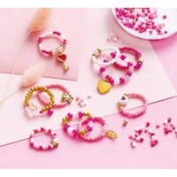 Zestaw kreatywny do tworzenia biżuterii Pierścionki z koralików J09125 Janod