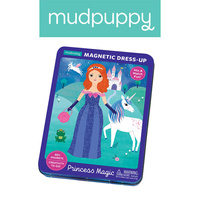 Kreatywna układanka magnetyczna Magiczne księżniczki 40 el MP57679-Mudpuppy, zestawy kreatywne 