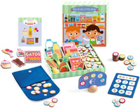 Akcesoria do zabawy w sklep odgrywanie ról Mia & Léo Mały Sklepik Djeco DJ05509