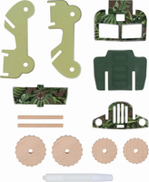 Drewniany pojazd auto do składania Offroader Goki 58374 zrób to sam