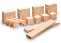 Klocki drewniane Maxi 41 elementów Erzi 41022