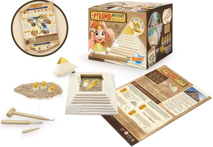 Nauka i zabawa Tajemnica piramidy Buki 444 Mały archeolog