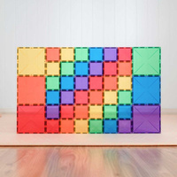 Klocki magnetyczne Rainbow Square Pack 42 el Connetix 00042-SQ