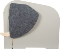 Drewniana skrzynia na zabawki z siedziskiem regał Słoń Small Foot 12423