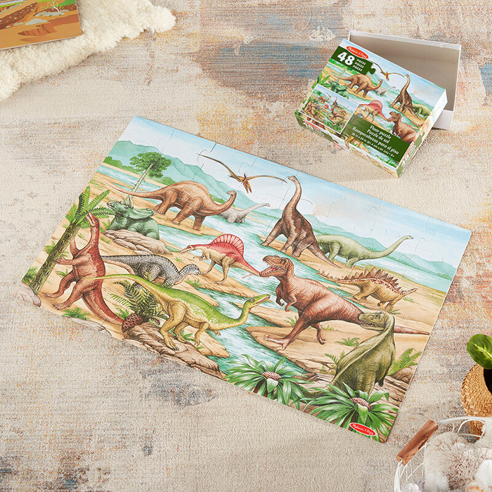 Puzzle podłogowe XL Dinozaury 48 el. Melissa and Doug 20421