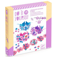 Zestaw kreatywny dla dzieci 4 bransoletki przyjaźni Zrób to sam Djeco DJ07938