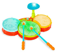 Kolorowy zestaw perkusyjny Little Beats Land of B. BX2303Z B.Toys,instrumenty dla dzieci