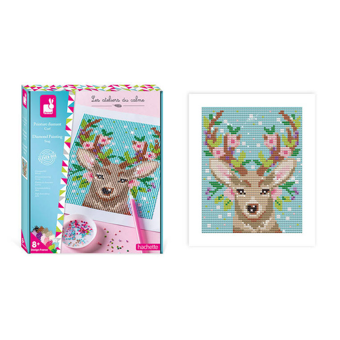 Zestaw kreatywny haft diamentowy Jeleń Janod J07948