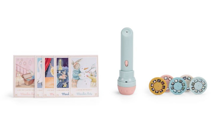 Lampka projektor Opowieści z książki Moulin Roty 667361 Teatrzyk dla dzieci