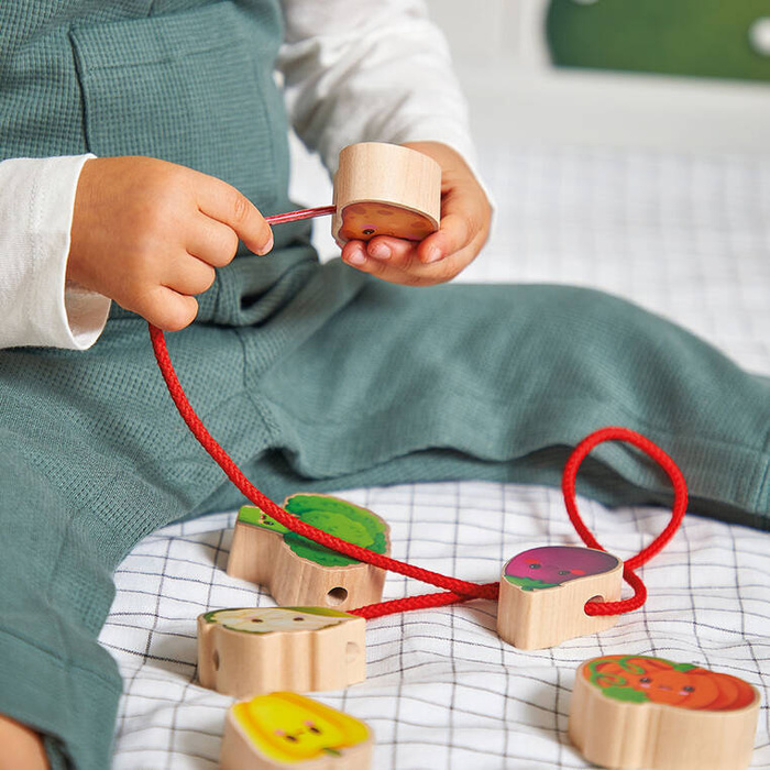 Nawlekanka z drewnianymi Warzywami Farma J03313 Janod