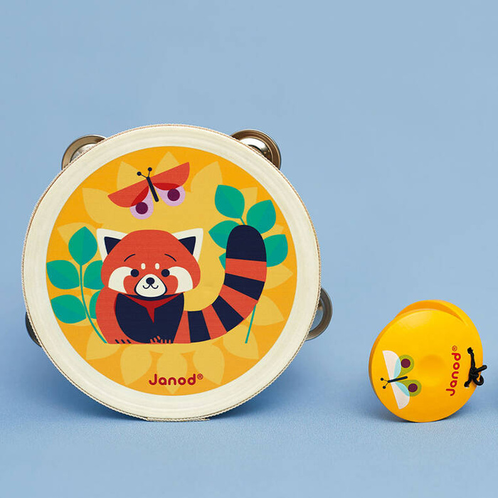 Zestaw drewnianych zabawkowych instrumentów muzycznych Gioia J07656 Janod