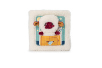 Książeczka aktywizująca z miniprzytulanką Dobranoc Owieczka Yvon Lilliputiens 83536