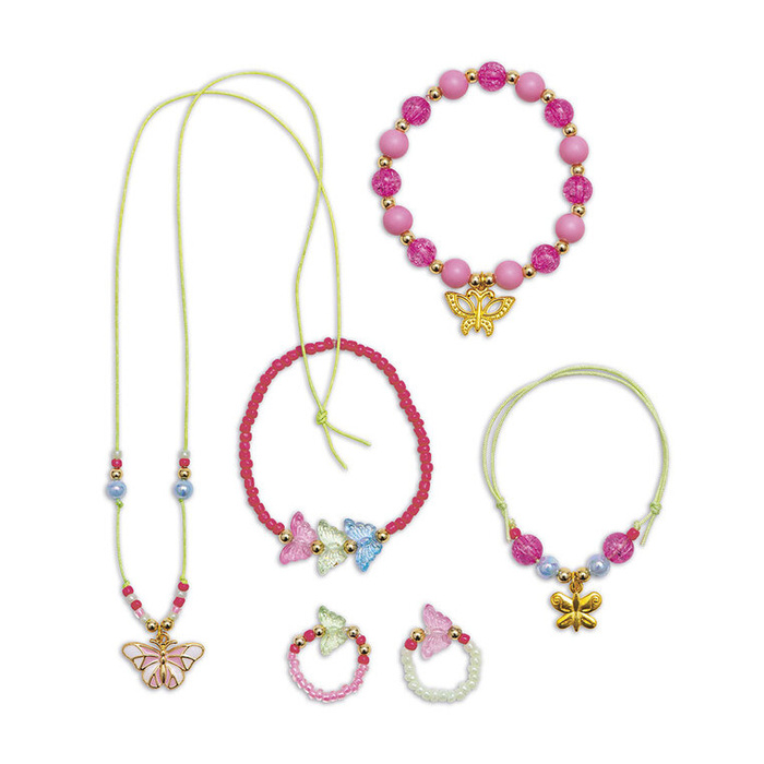 Zestaw kreatywny do tworzenia biżuterii z motylami wróżki Janod J09172