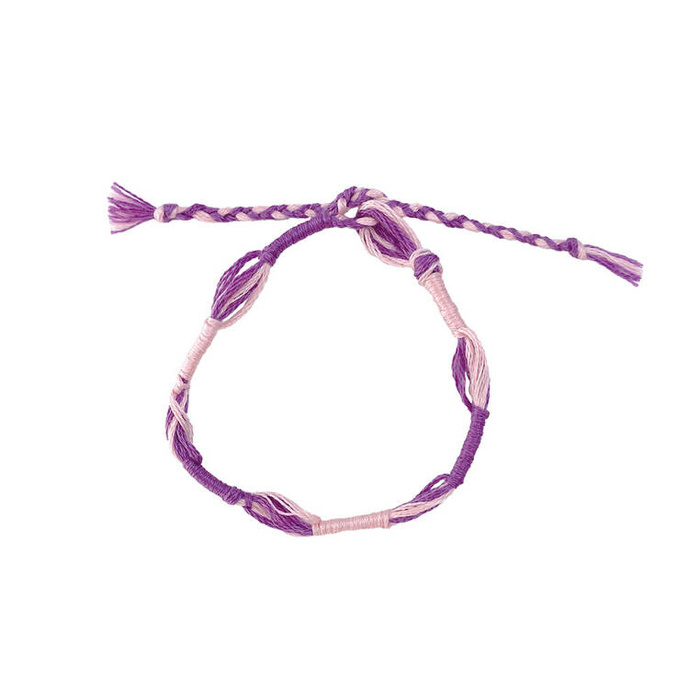 Zestaw kreatywny do tworzenia biżuterii Tęczowe bransoletki 30 szt. J09134 Janod