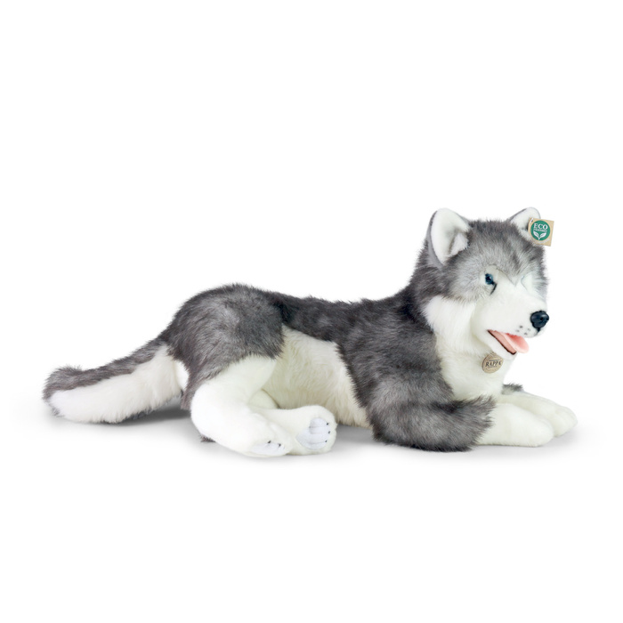 Pluszowy Husky 60 cm Rappa 241138 ekologiczna Maskotka przyjazna środowisku
