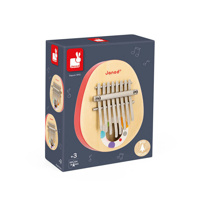 Kalimba perkusyjny instrument muzyczny dla dzieci Confetti Janod J07642