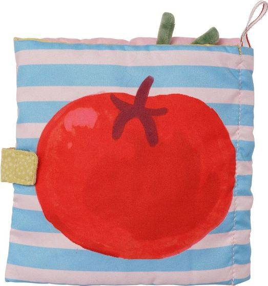 Mięciutka książeczka sensoryczna Farma Jabłek 161100-Manhattan Toy, zabawki dla niemowląt