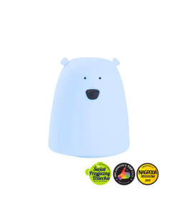 Lampka silikonowa Miś Mały niebieski Rabbit & Friends 520007