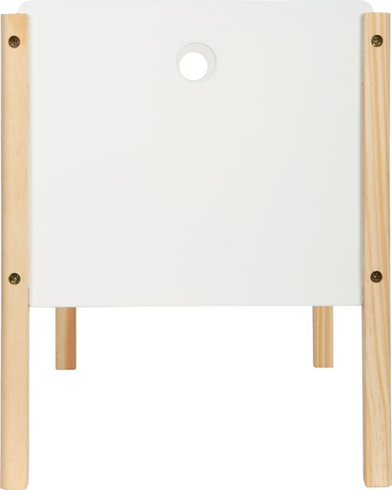 Białe drewniane łóżeczko dla lalek Little Button Small Foot 12495