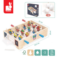 Gra zręcznościowa drewniana Mini hokej Applepop Janod J03367