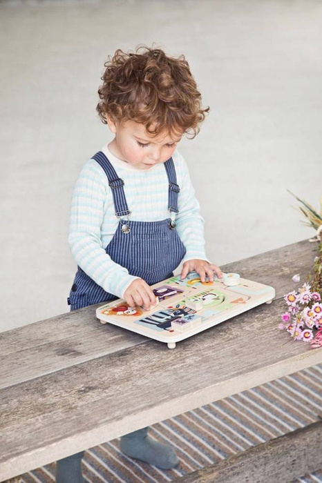 Drewniana tablica labirynt sensoryczny Farma 83339 Lilliputiens